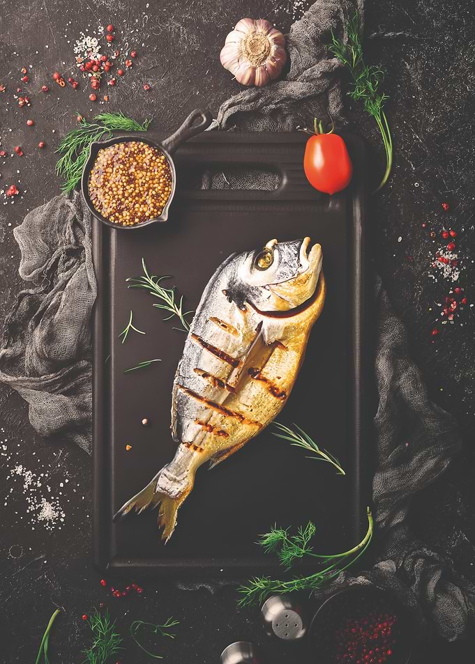 Grilled Fish with Herbs