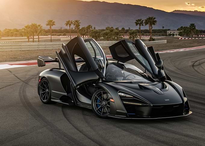 McLaren Senna on Race Track
