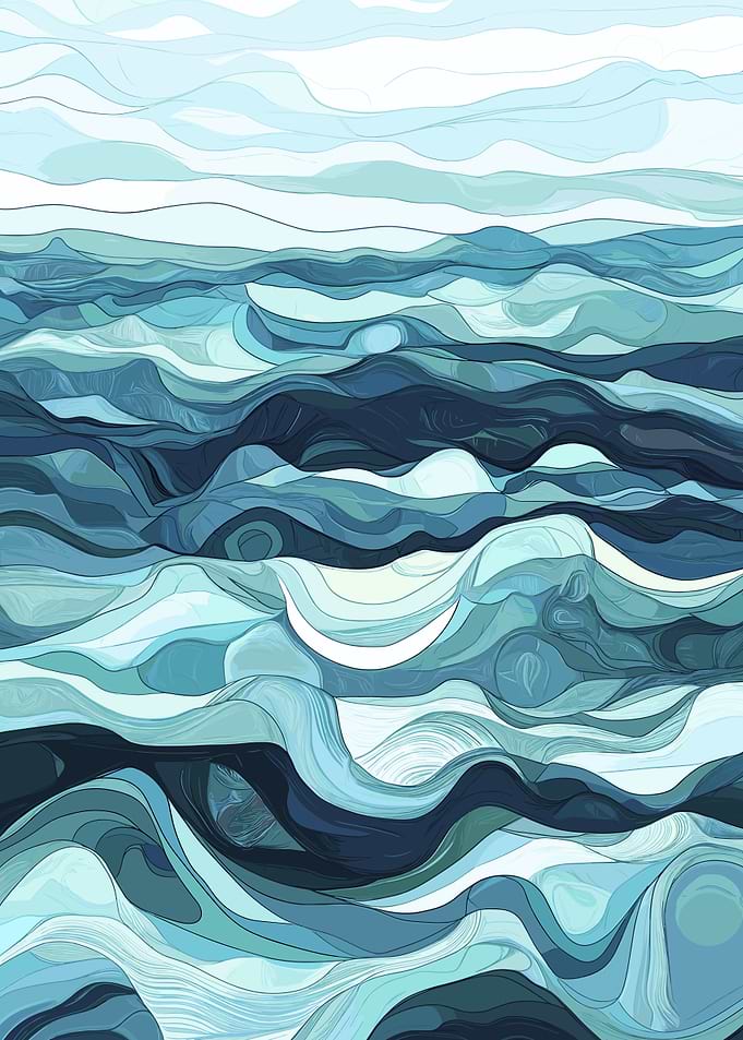 Abstract Ocean Waves