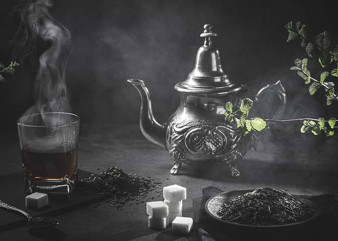 Moroccan Mint Tea Still Life