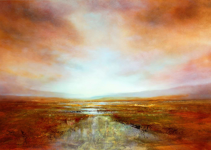 Golden Sunset Landscape