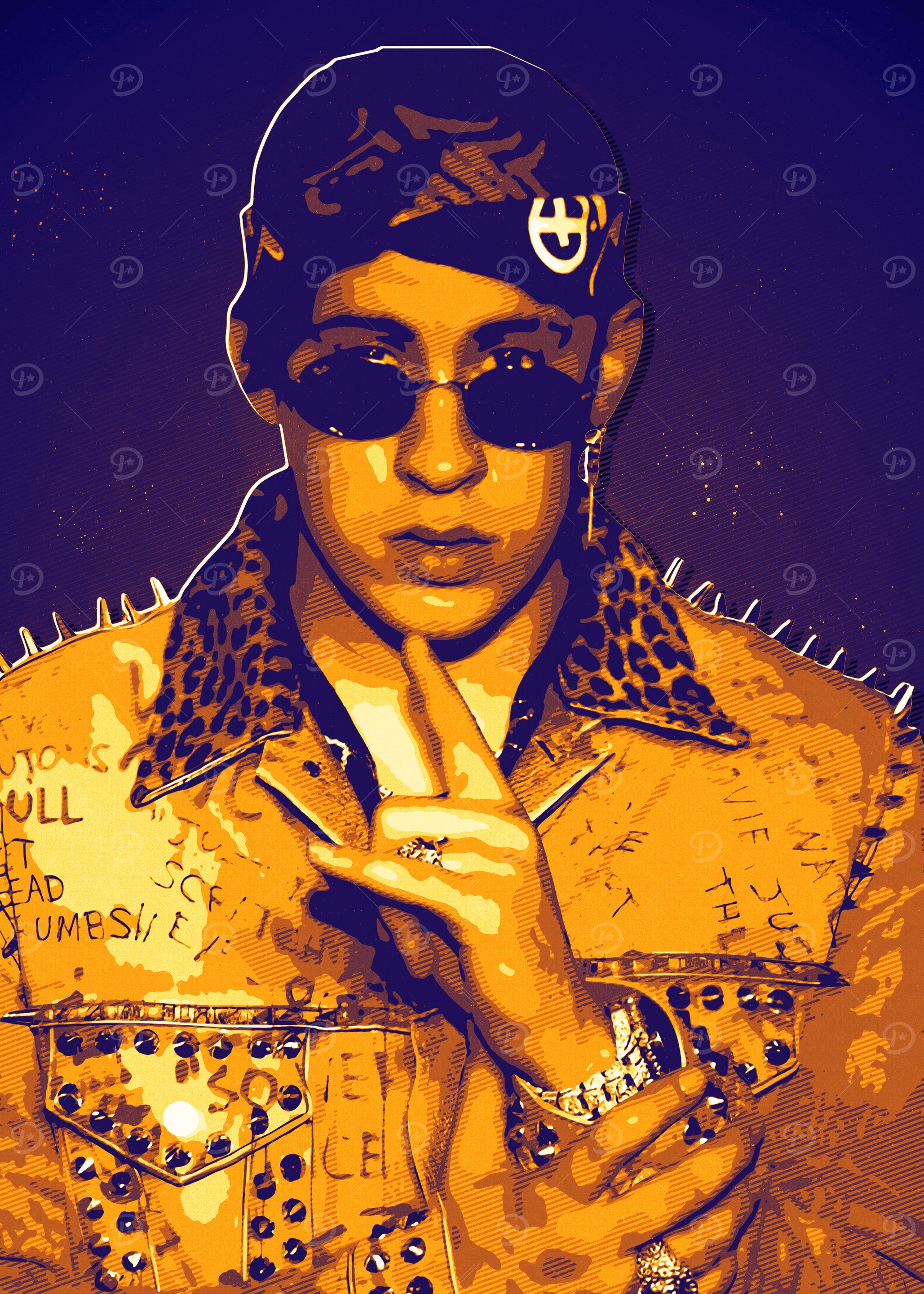 Bad Bunny Portrait