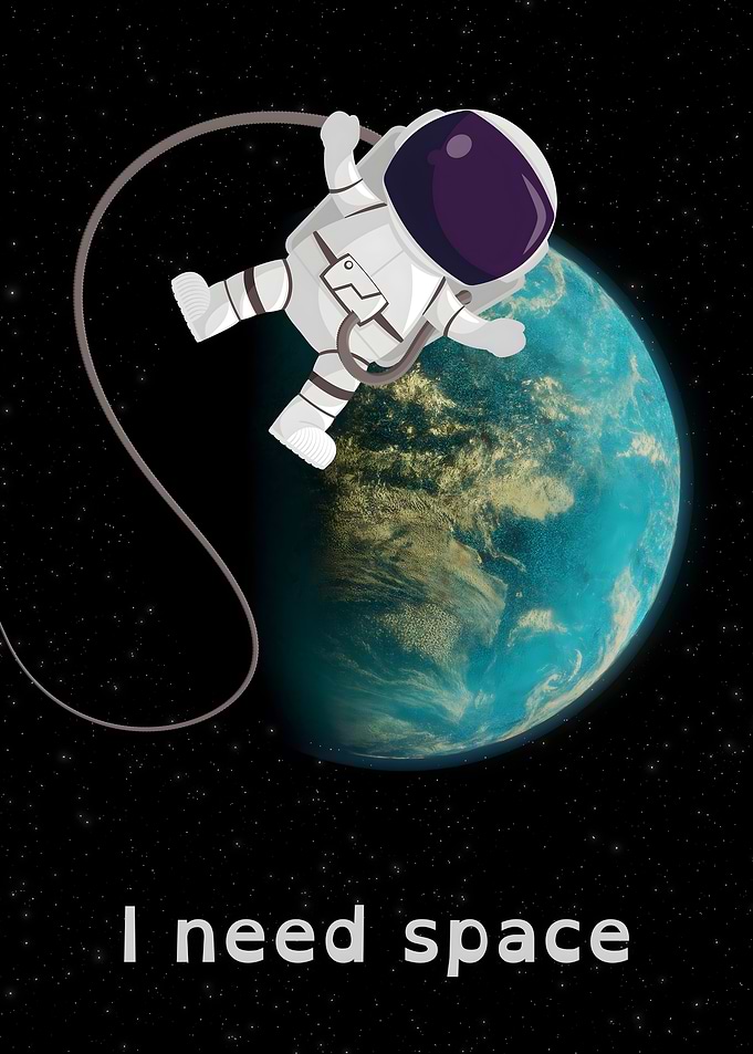 I Need Space Poster