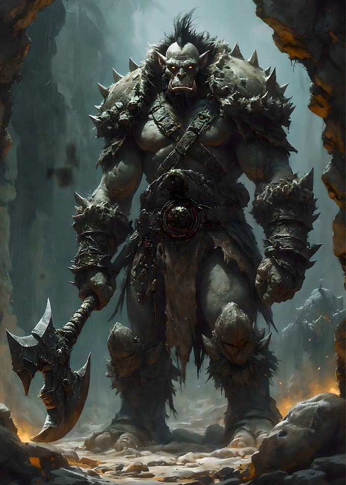 Orc Warrior with Axe