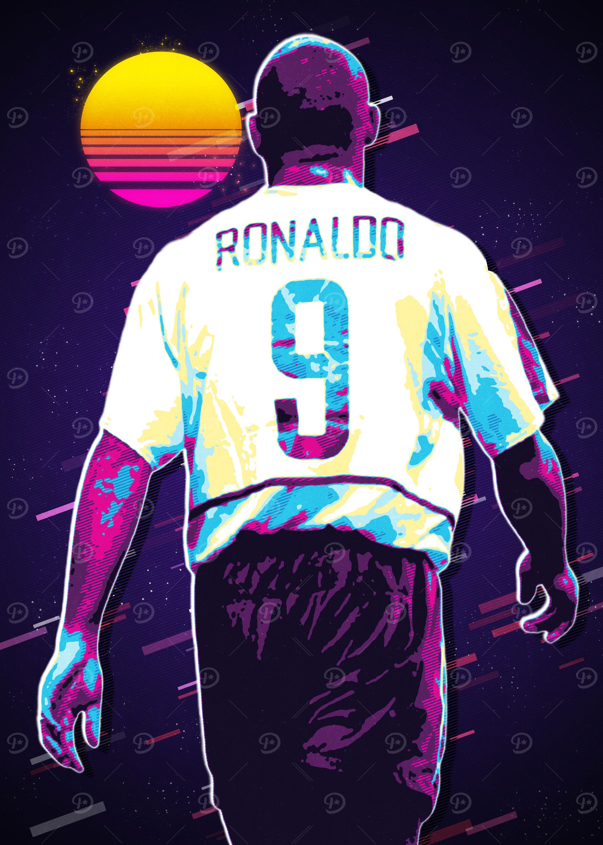 Ronaldo Retro Art