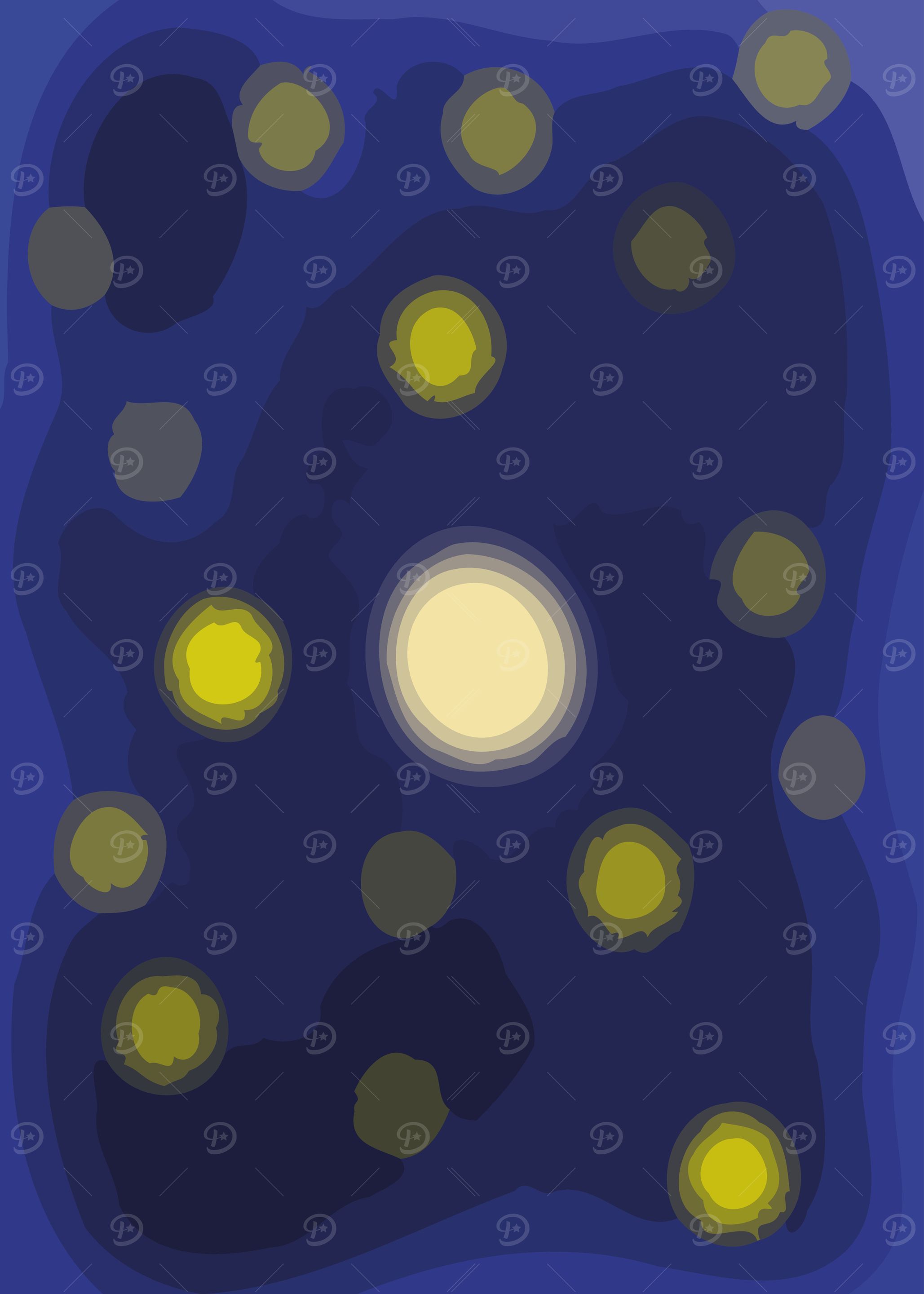 Night Sky with Stars