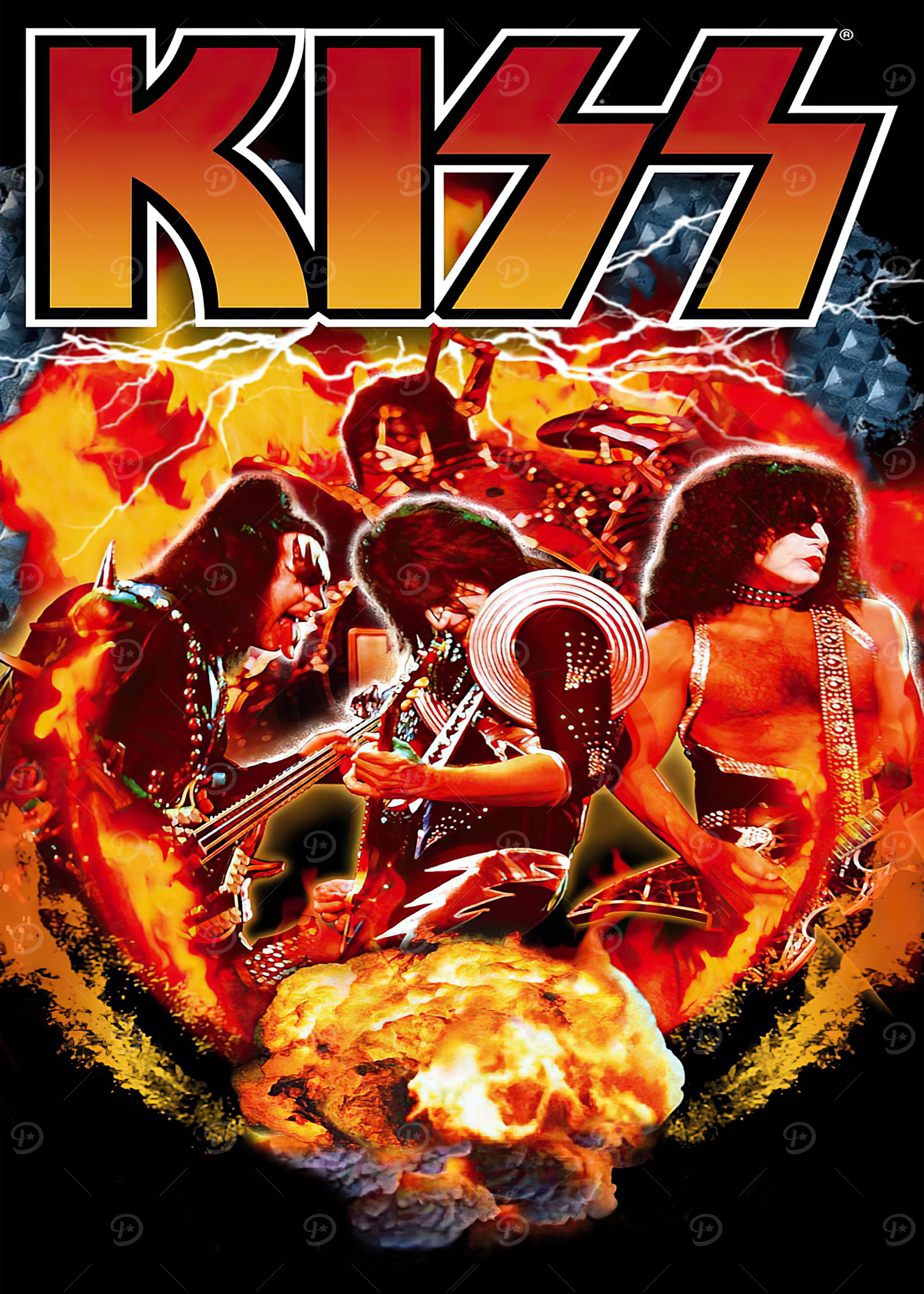 KISS Band Rock Poster