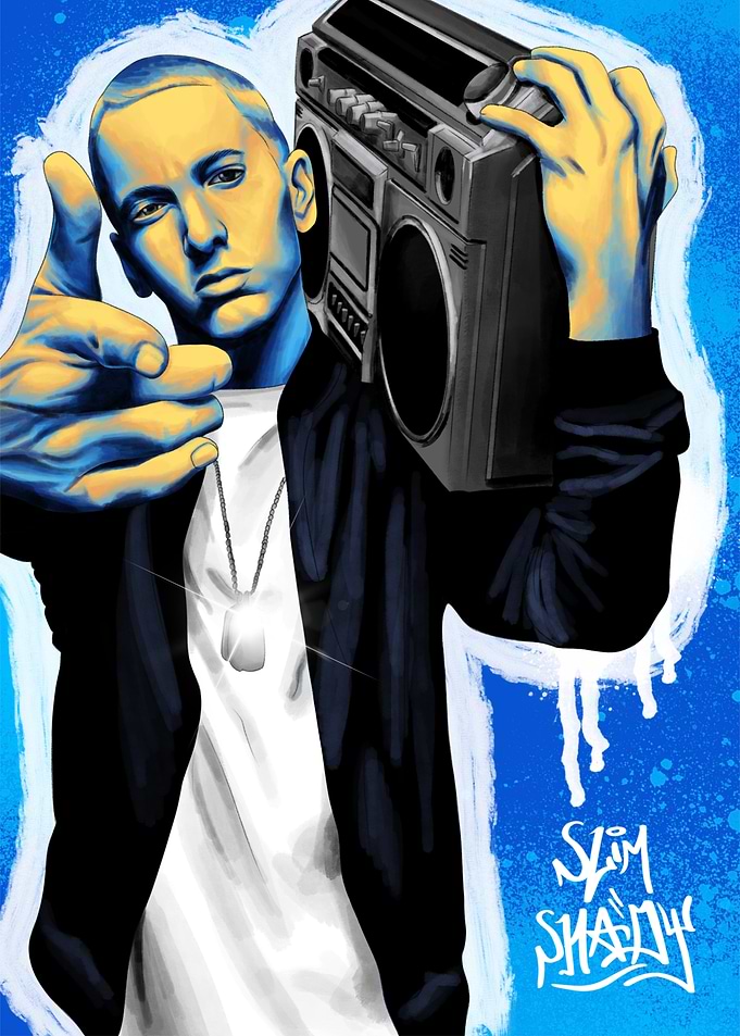 Eminem ‘SLIM SHADY’ Portrait
