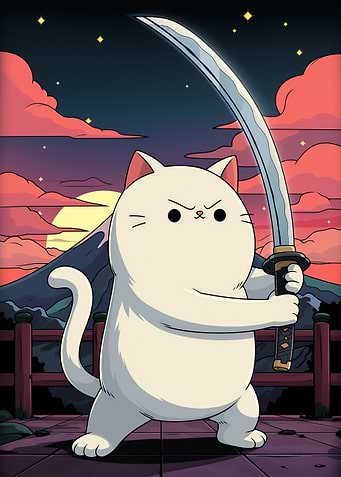 Samurai Cat