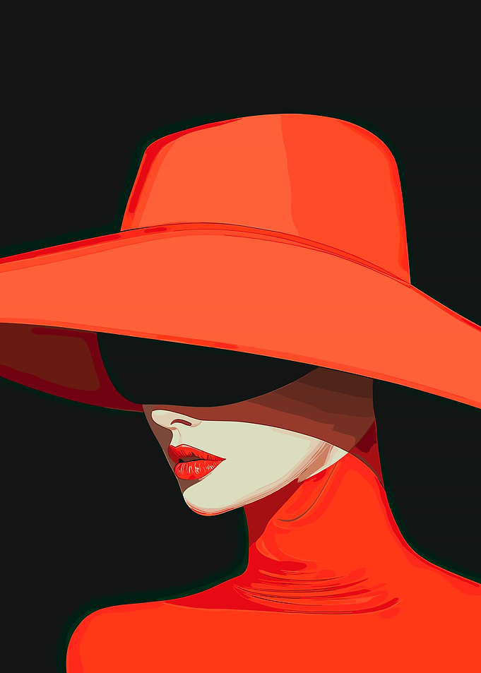 Red Hat Woman