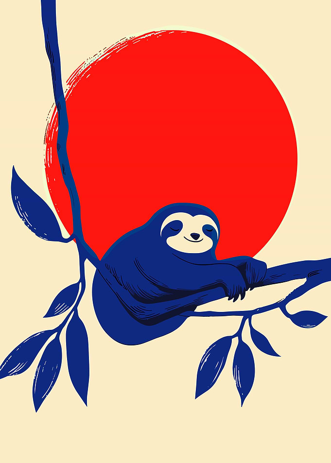 Sloth Sunset
