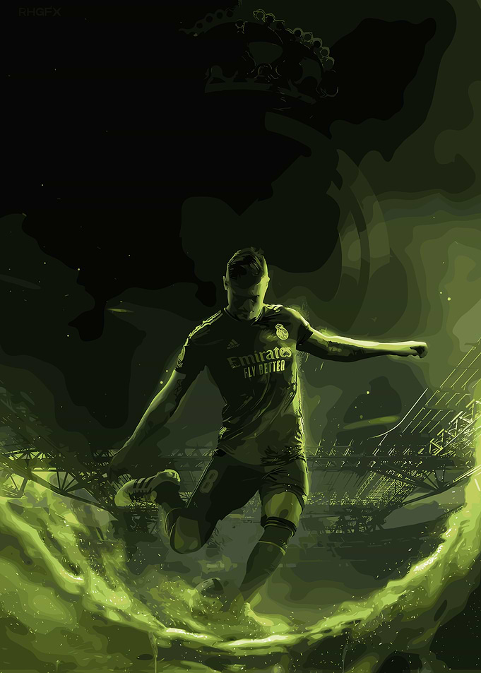 Toni Kroos Soccer Player in Action