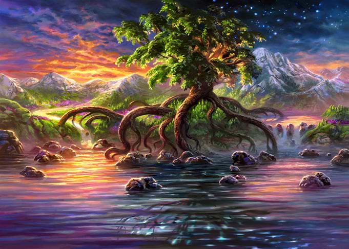 Mystical Tree Landscape