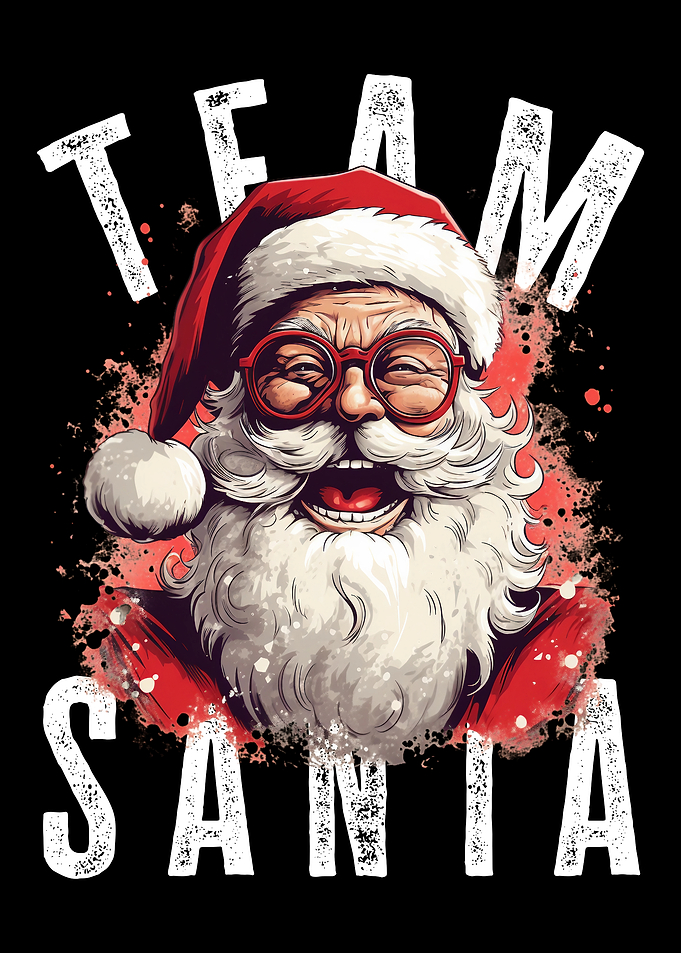Team Santa Christmas Graphic