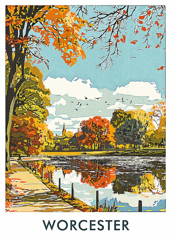 Worcester Autumn Landscape