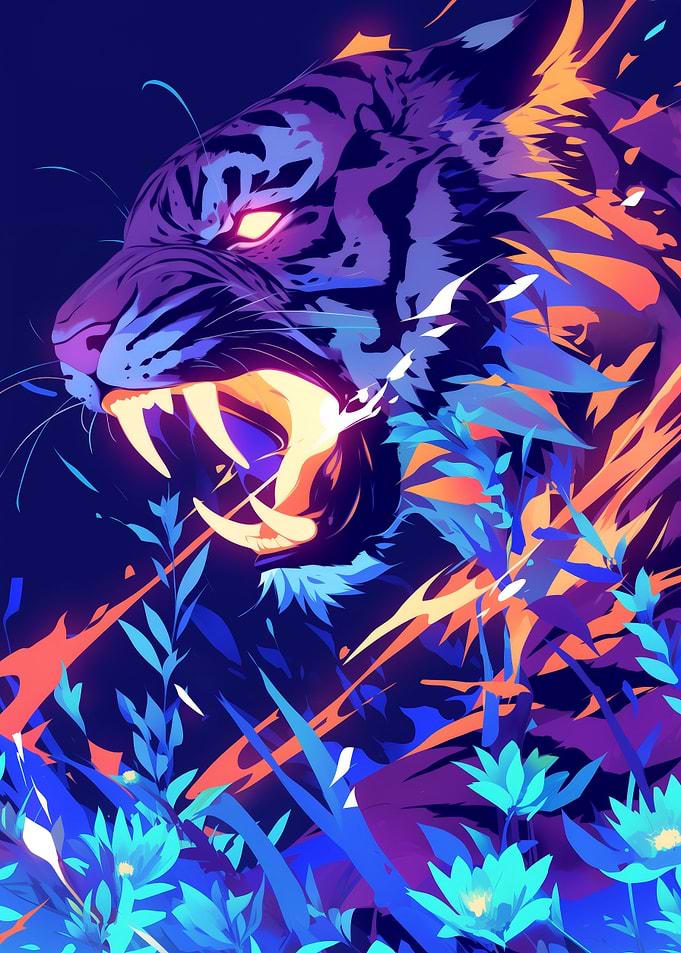 Neon Tiger