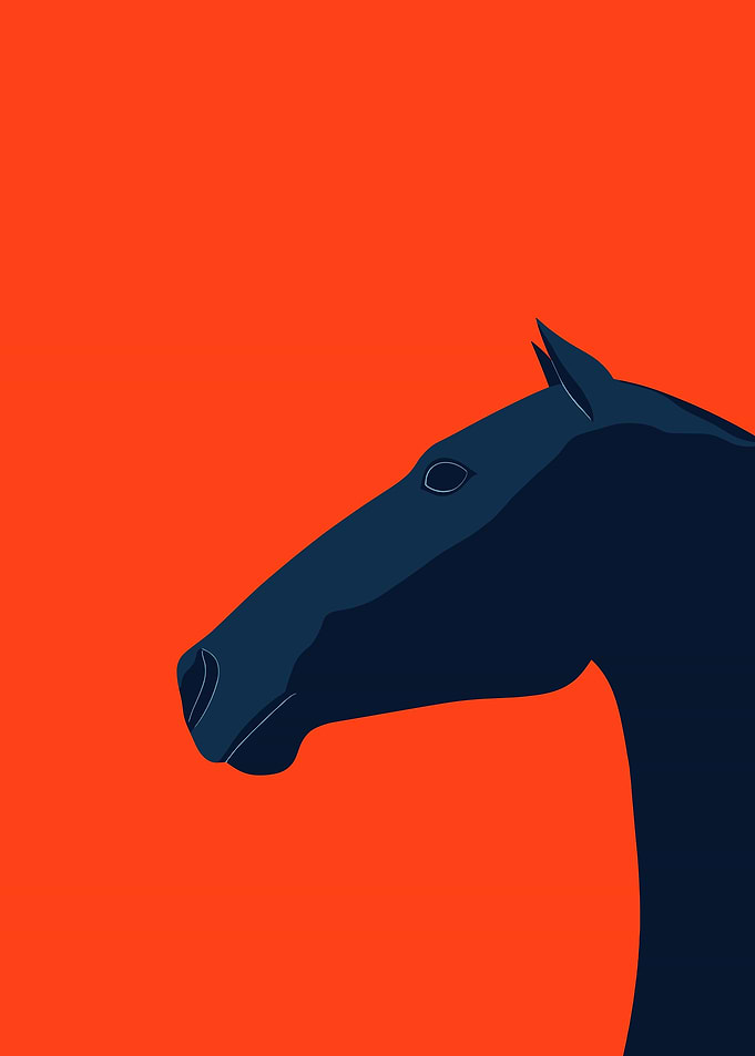 Horse Head Silhouette