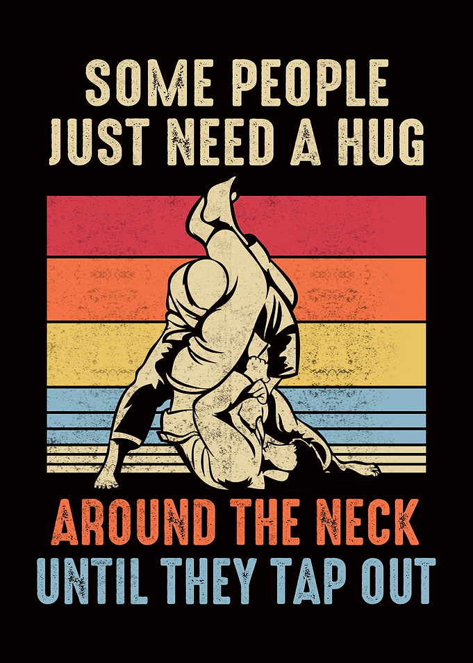 Jiu-Jitsu Hug Retro