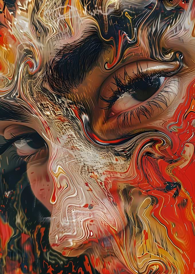 Abstract Eye Art