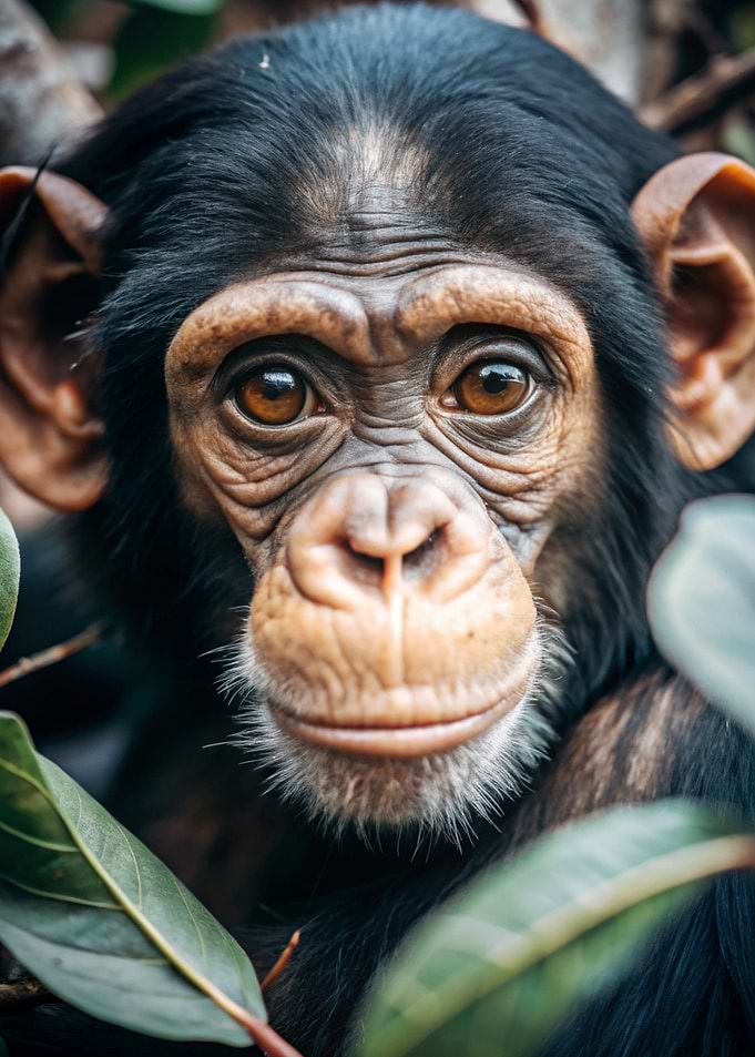 Chimpanzee Portrait