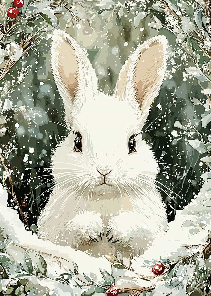 White Rabbit in Winter