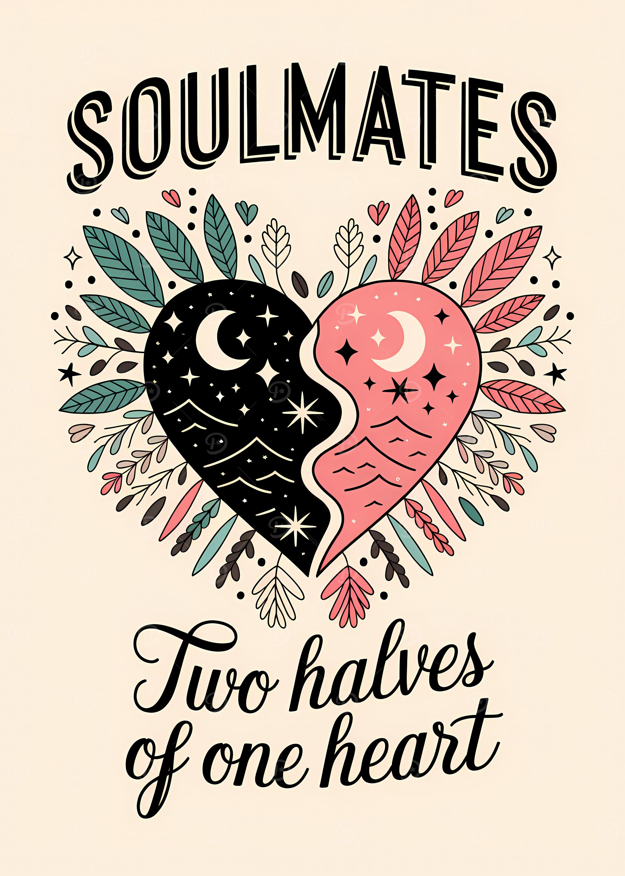 Soulmates Two Halves Of One Heart