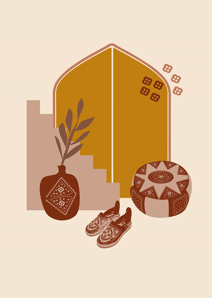 Moroccan Inspired Art Print