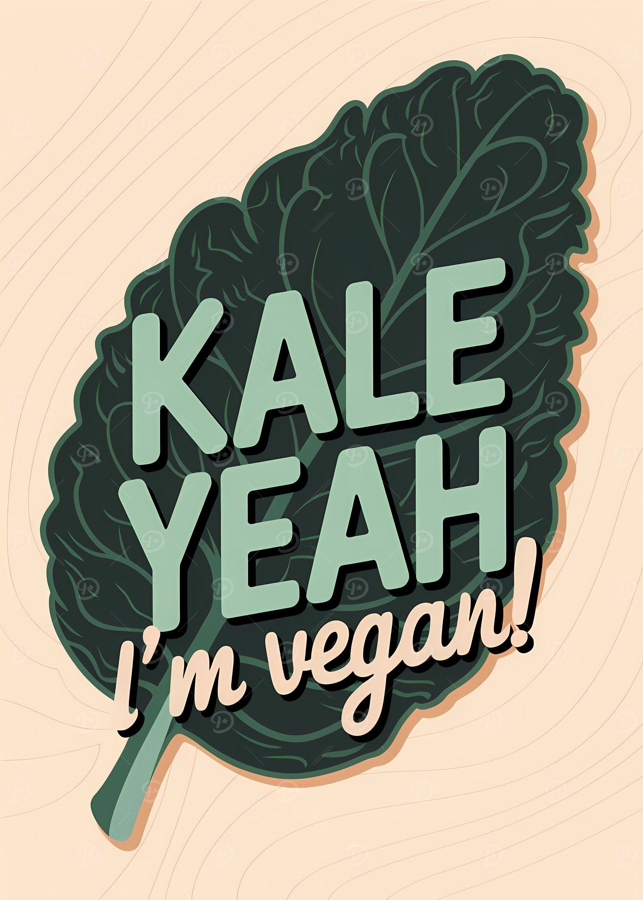 Kale Yeah I'm Vegan