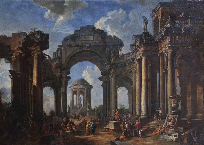 Ruined Roman Temple