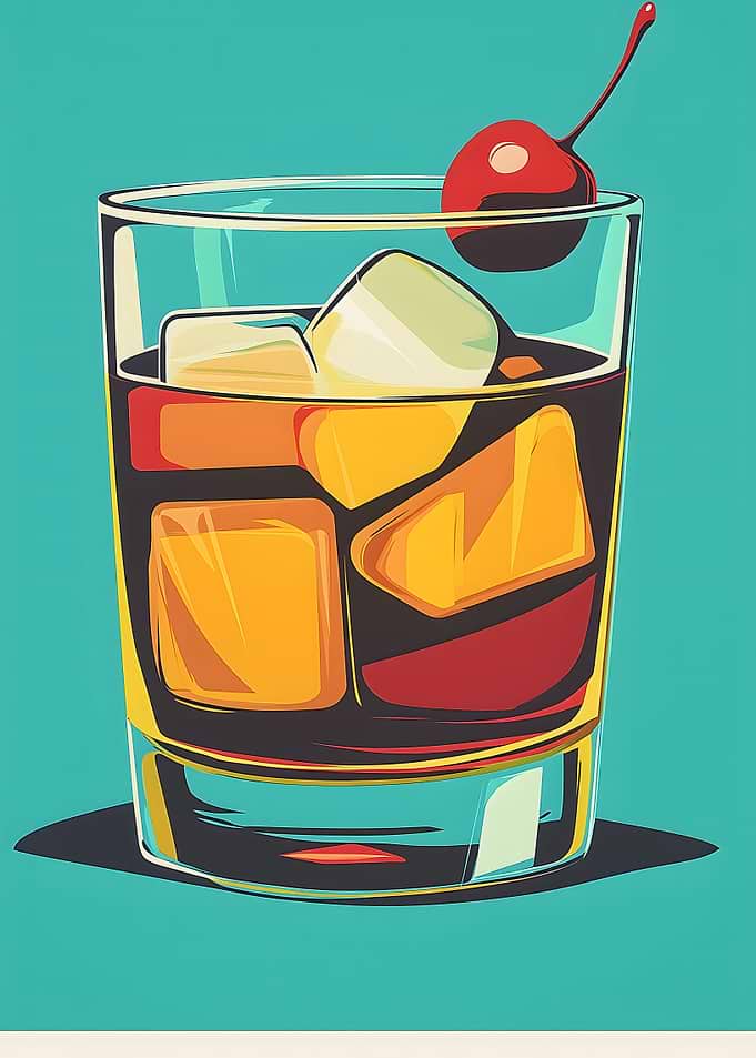 Cocktail with Cherry