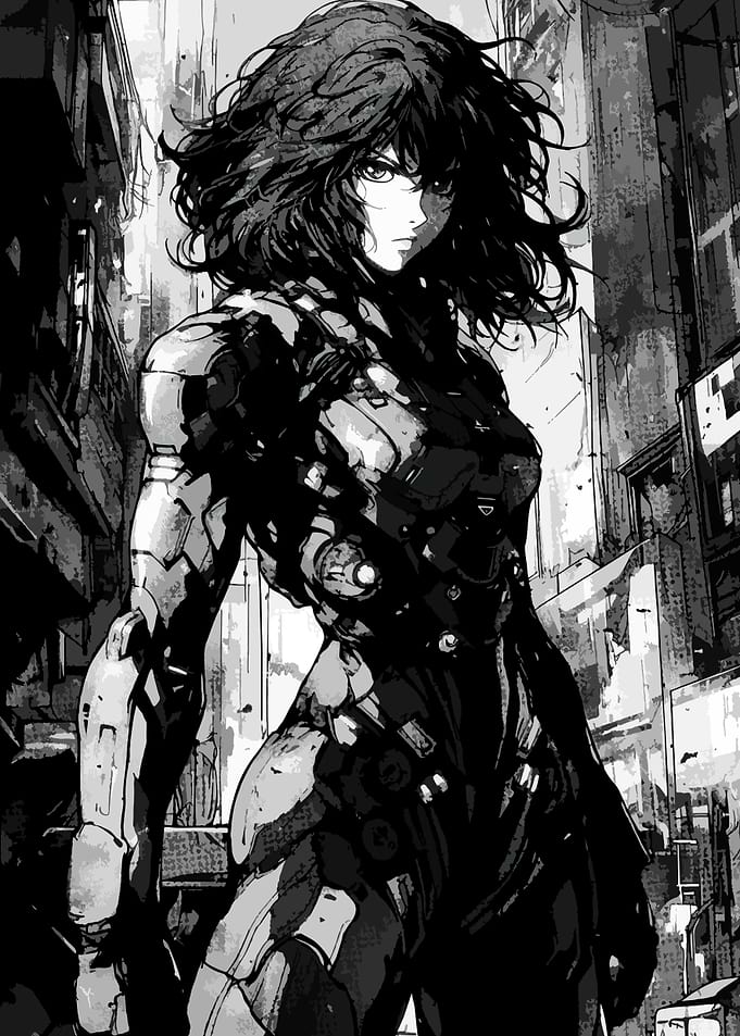 Cyberpunk Anime Girl