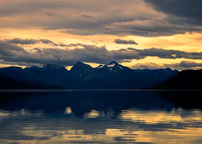 Mountain Lake Sunset