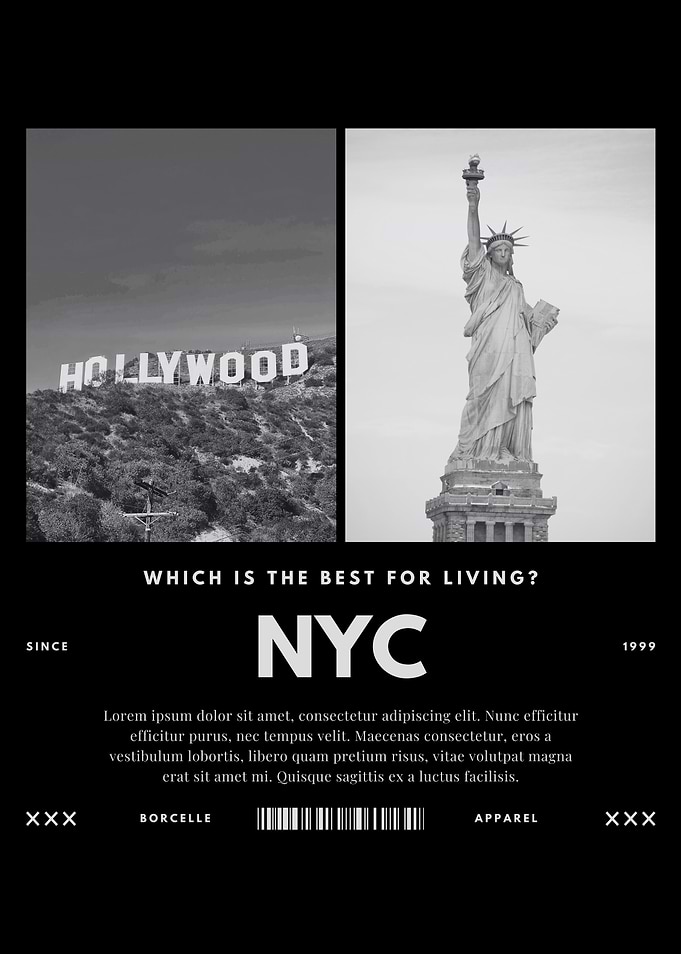 NYC Hollywood Poster