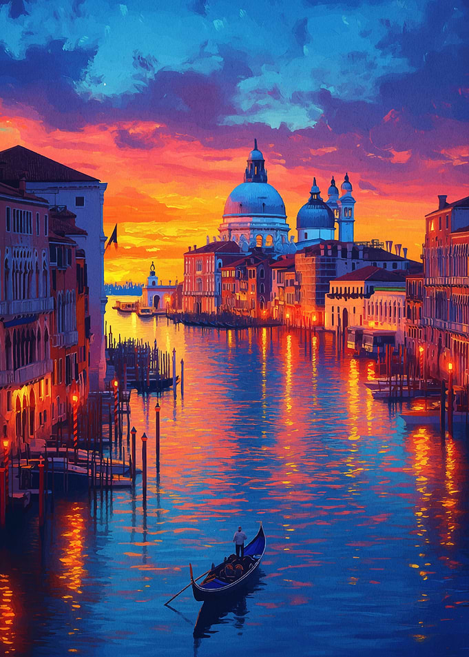 Venice Sunset Gondola