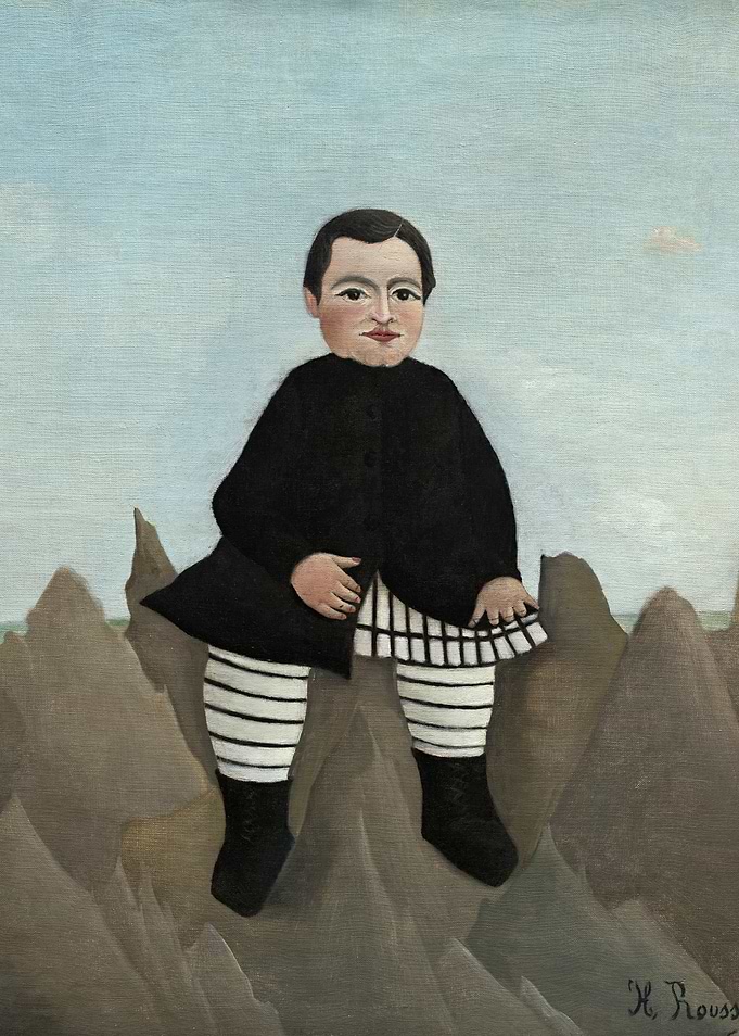 Boy on the Rocks - Henri Rousseau