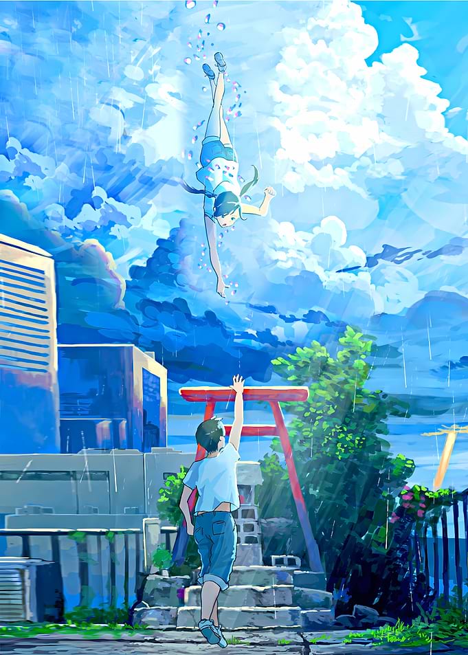 Anime Rain Scene
