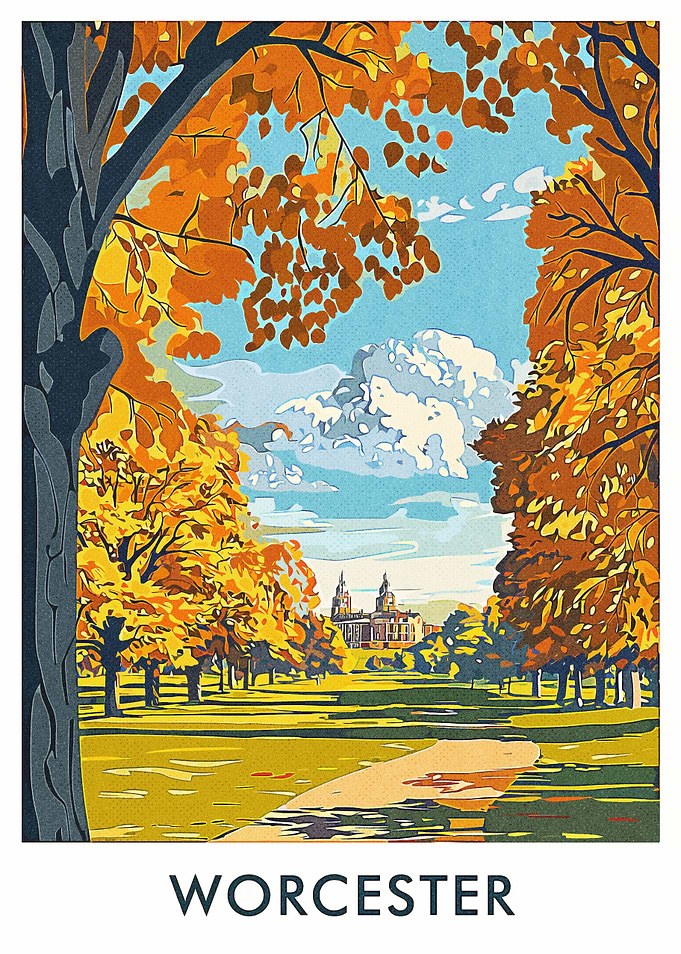 Worcester Autumn Landscape