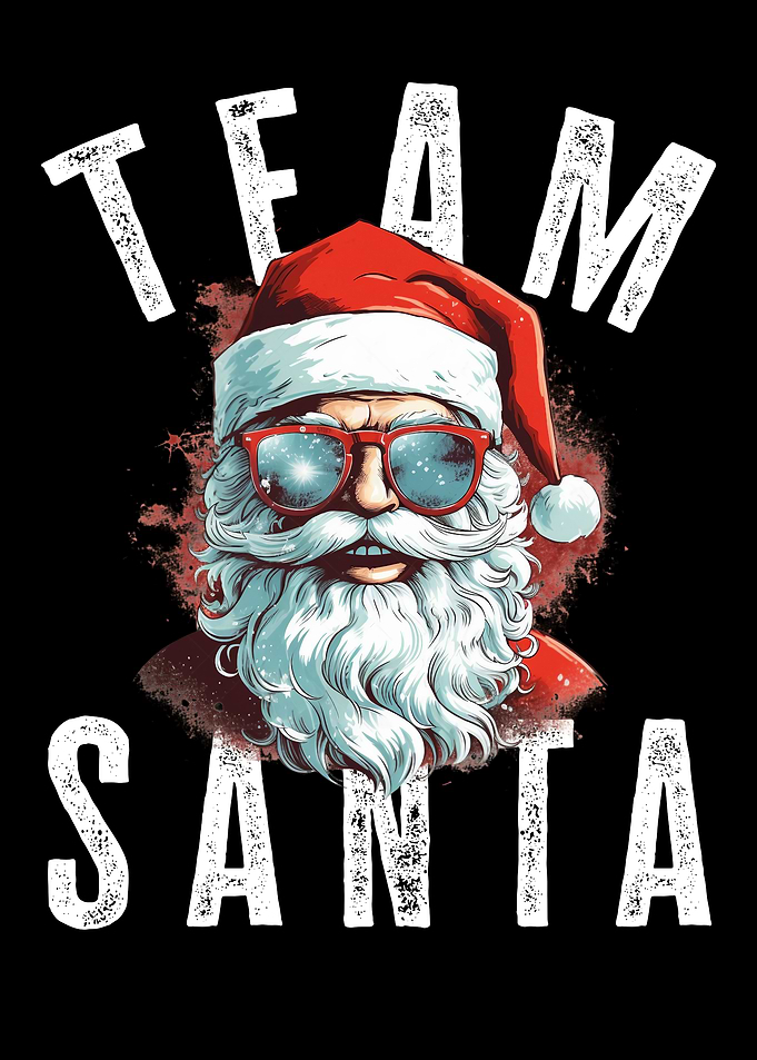 Team Santa Christmas Graphic