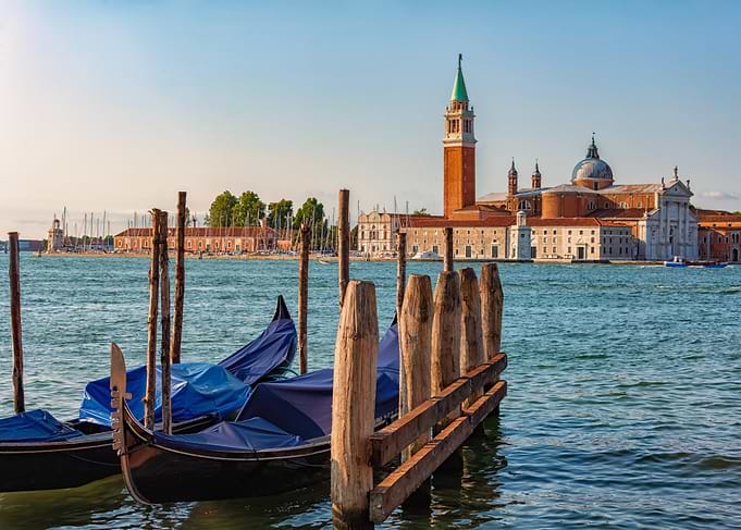 Gondolas in Venice