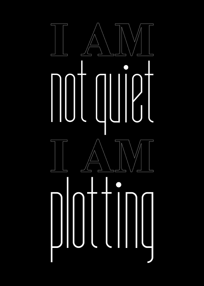 Not Quiet, plotting
