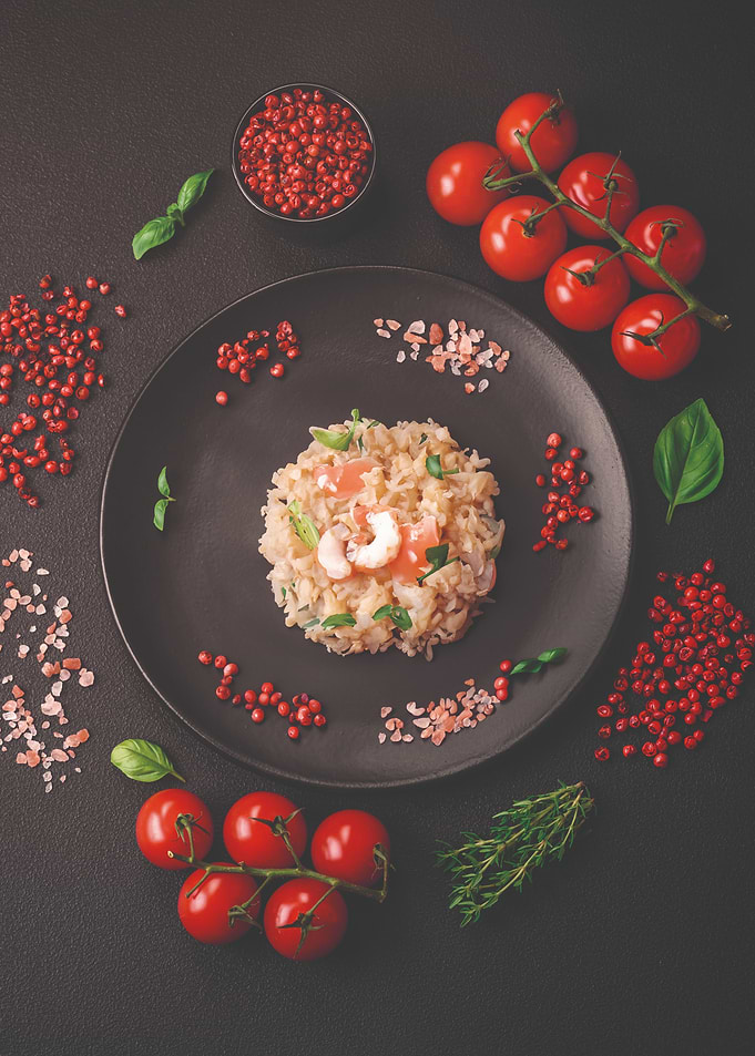 Shrimp Risotto with Herbs