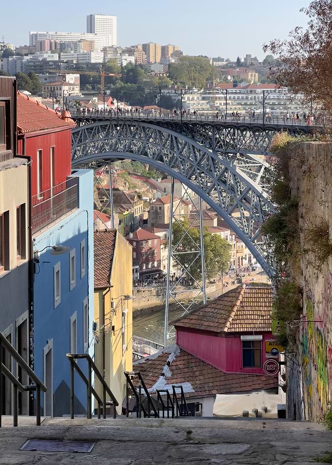 Louis I. Bridge View in Porto