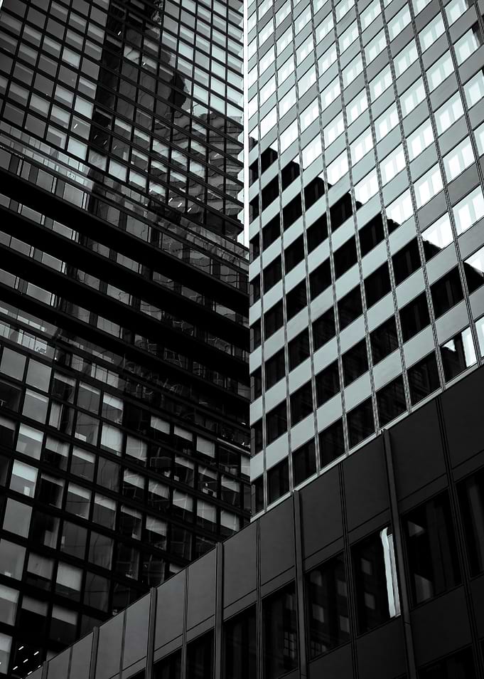 Modern Skyscraper Illusion