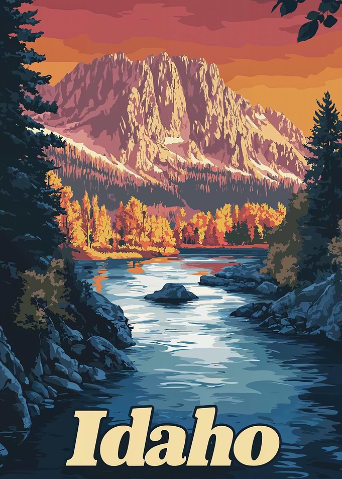 Idaho Mountain River