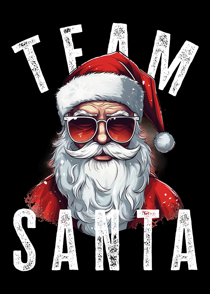 Team Santa Christmas Design