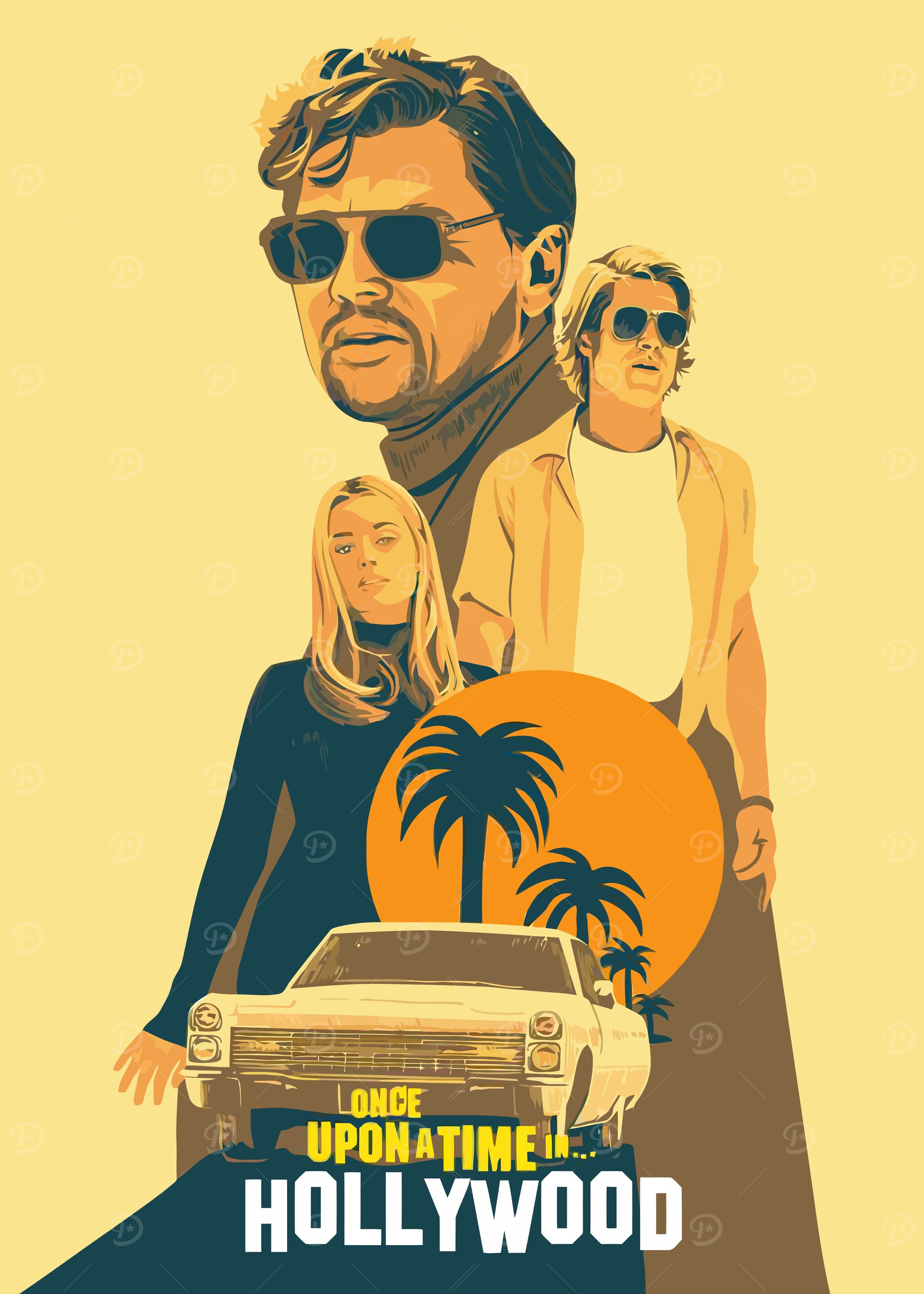 Once Upon a Time in Hollywood Poster