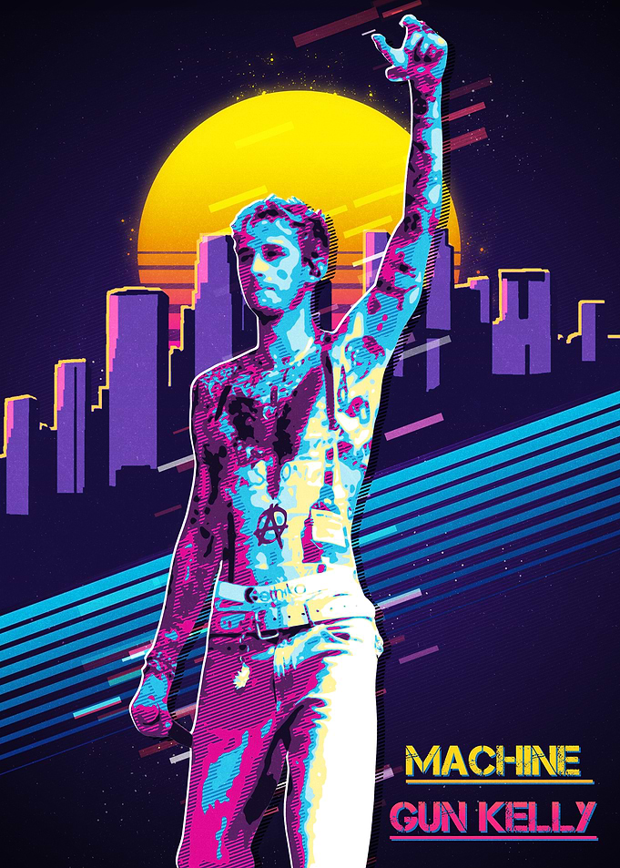 Machine Gun Kelly Retro Po