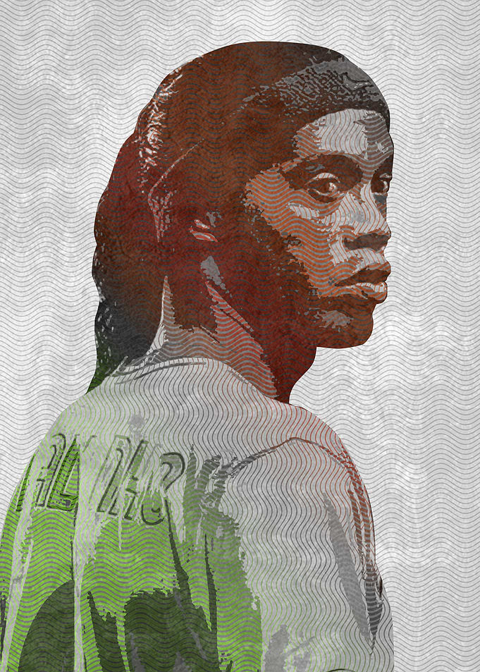 Football Player Portrait