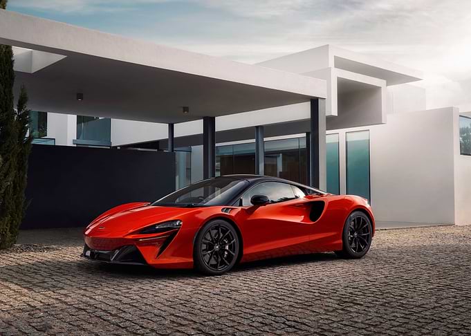 Red McLaren Sports Car
