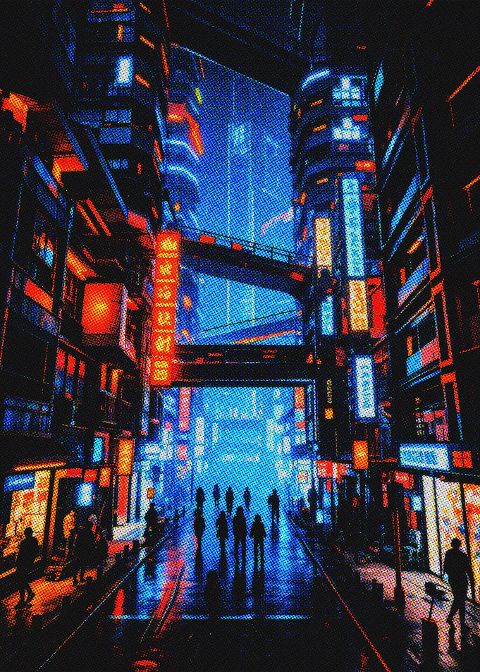 Cyberpunk Cityscape
